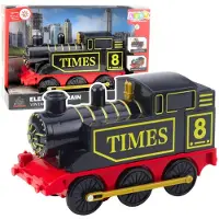 Leantoys Klassische Retro-Elektrolokomotive mit Licht- und Geräuscheffekten