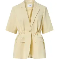 Y.A.S Y.a.s. Damen Blazers Yaslikka 2/4 Tunnel Blazer S. - Geel - Größe 34