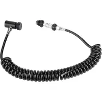 Gistuch Paintball Schlauch - Spiralförmiger Ventilschlauch für Gasflaschen, geeignet für Marker-Verbindungen und optimierte Gasübertragung