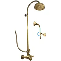 RAV copy of SEINA Standduschsäule mit Chrom Handbrause SLEZAK