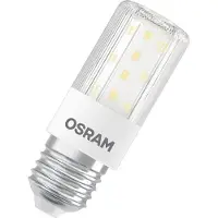 Osram T SLIM klar 806lm 7,3W/827 (60W) E27 dæmpbar - (6 stk.)