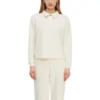 Comma Sweatshirts Offwhite Größe: 42 | Longsleeves Outlet | Damen | Weiß