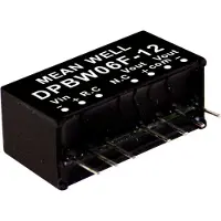 MEAN WELL MEANWELL DPBW06G-05, DC DC-Wandler, 18-75V:+ -5V 600mA 6W