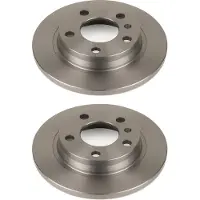 Valeo 2 Bremsscheiben hinten voll Ø 67 mm 10 mm für u.a. MERCEDES-BENZ E-KLASSE
