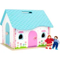 Small Foot Legler Puppenhaus zum Aufklappen, ab 3 Jahre, 10737