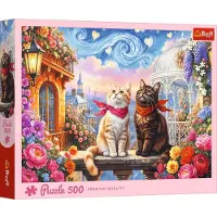Trefl PUZZLE 500 Verliebte Kätzchen 37553