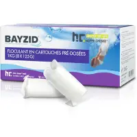 Höfer Chemie 1x1 kg BAYZID Flockkartusche für Pools filtert Verunreinigungen raus