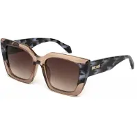 Just cavalli SJC099V Marrone trasparente lucido 53/20/140 Damen Sonnenbrillen
