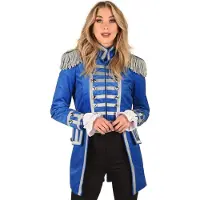 Thetru Gardejacke für Damen blau-silber