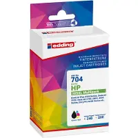 Edding EDD-704, Schwarz, Cyan, Magenta, Gelb, 6,5 ml, 9 ml, 2 Stück(e), 240 Seiten, Doppelpack