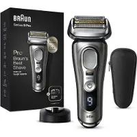 Braun Series 9 Pro 81747588, Folienschaber, Silber, LED, Akku, Lithium-Ion (Li-Ion), Integrierte Batterie