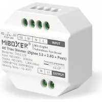 MiBoxer AC TRIAC Dimmer | Zigbee 3.0+2.4G+Push 300W | TRI-C1ZR