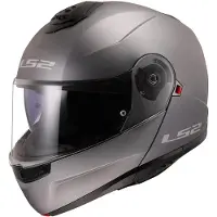 LS2 FF908 Strobe II Matt Titanium 06 Klapphelm Größe L