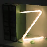 Kopper-24 LED NEON Buchstaben - weißes kaltes Licht - Z