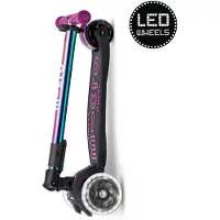 Micro mobility Maxi Micro Deluxe Foldable LED Neochrome, Kinder, Dreiradroller, Junge/Mädchen, Asphalt, 50 kg, 3 Rad/Räder