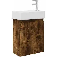 Syfax Badezimmer Waschtischunterschrank mit Wasserhahn