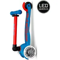Micro mobility Mini Micro Deluxe Foldable Neon LED, Kinder, Dreiradroller, Junge/Mädchen, Asphalt, 50 kg, 3 Rad/Räder