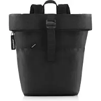 Reisenthel Tagesrucksack Rucksack mit Laptopfach Rolltop Backpack 22L Black schwarz