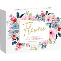 Sonstige Verlage Flowers. 60 Postkarten mit Blumenmotiven