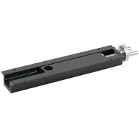 Insma GANWEI Werkbank Hinterzange CNC Aluminium Spannzange Ø20mm Hub 0-110mm Hobelbank Schraubstock Holzwerkzeug, Schwarz