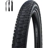 Schwalbe 1 x Pick Up Performance Super Defense Fahrradreifen Schwarz/Reflex 55-559 (26 x 2.15) inkl. Reifenheber