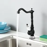 OEM Waschtischarmatur, 360° schwenkbarer Auslauf, Einhebel-Design, schwarz