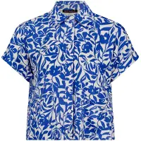 Betty Barclay Klassische Bluse "Leinenbluse mit Kragen", Damen, Gr. 44, blau (weiß, blau), Obermaterial: 55% Leinen LI. 45% Viskose CV., Blusen Klassische Bluse