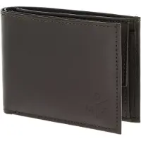 OXMOX Leder Geldbörse Leather RFID Protect Pocketbörse Ox 2.0 Embossed Brown dunkelbraun