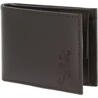 OXMOX Leder Geldbörse Leather RFID Protect Pocketbörse Lizard Embossed Brown dunkelbraun