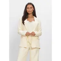 Second female Damen Blazers Lino New Fit Blazer - Creme - Größe XS