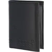 OXMOX Leder Geldbörse Leather RFID Protect Kombibörse Jumping Jack 2.0 Embossed Black schwarz