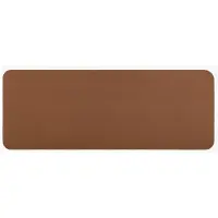 Alterzone PAD Desktop Baeredygtig Vegansk Laederoverflade, Cognac Brun