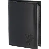 OXMOX Leder Geldbörse Leather RFID Protect Kombibörse Frog 2.0 Embossed Black schwarz