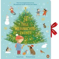 Sonstige Verlage 24 Tage Weihnachtszauber - Mein Adventskalenderbuch mit 24 Gedichten und 24 Türchen zum Öffnen