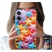 Inny producent Hülle für Oppo A60 5G - Bunte Sterne - Motiv: Sterne. Inklusive Schutzfolie