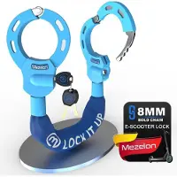 Sonstiges E-Scooter Handschellenschloss 8mm Hochsicherheits-Schloss Blau