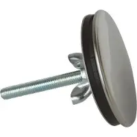 OEM Sanitär-Spiegel aus glattem Chrom - Schraubverschlusslos - Durchmesser 45 mm - Silberfinish