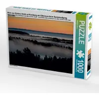 CALVENDO Blick von Klintens Utsikt auf Karlsborg am Vätternsee beim Sonnenaufgang, Schweden 1000 Teile Puzzle quer 640x480mm, Jörrn Michael; 7429251