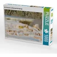 CALVENDO Puzzle Die Terrassen von Mammoth Hot Springs. 1000 Teile Puzzle quer | 1000 Teile Lege-Größe 64x48cm Foto-Puzzle für glückliche Stunden