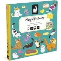 Janod magnetisches Katzenspielzeug - Magneti Stories Spielspaß