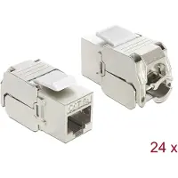 DeLOCK RJ45/LSA Cat.6A, Metallisch, RJ45, LSA Cat.6A, Cat6a, ISO/IEC 11801 2.2, EN 50173-1:2011, EN 60603-7-51, Cat.6A of ANSI/TIA 568-C.2, TIA-568A/B, 16 mm