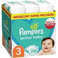 Pampers ABD Månedskasse S3 208 stk.