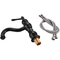 OEM Waschtischarmatur, Retro-Design, Einfache Installation, Schwarz