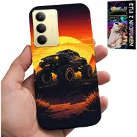 Inny producent Hülle für Realme 14X – Motiv: Monstertruck, LKW, verschiedene Designs + Schutzglas