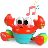 Bright Starts Rockin Crawling Crab interaktives Musikspielzeug ab 6 Monaten