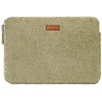 Selencia Teddy Laptop Hülle 13-14 Zoll - Laptop Sleeve - Sage Green