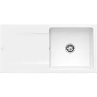 Villeroy & Boch Keramikspüle 33362FKG, Siluet 60 flat Flächenbündige Spüle - inkl.