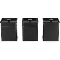 Salter BW124571EU7 Kuro 3-Piece Canister Set