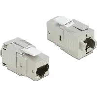DeLOCK 86288, Abgewinkelt, Beige, RJ-45, LSA, Cat6, 16,5 mm