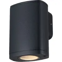 Kanlux S.A. ZEVI EL 1GU10 B Wandleuchte schwarz 38880